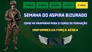 5º AULA UNIFORMES DA FORÇA ÁEREA [upl. by Adnot]