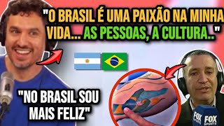 OS JORNALISTAS ESPORTIVOS DA ARGENTINA QUE SÃO APAIXONADOS PELO BRASIL [upl. by Aunson]