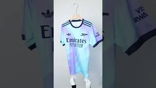 Arsenal Third Away Soccer Jersey 202425adidasarsenalSoccerJerseyjerseyarsenalsoccer [upl. by Rramal]