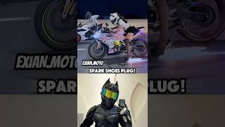 Spark moto plug in shop and bio ☝️Batman tested moto gear motorcycle shorts [upl. by Oriel]