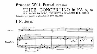 Ermanno WolfFerrari SuiteConcertino Op 16 1933 [upl. by Fagaly809]