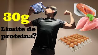 Cantidad Máxima de PROTEINA que puedes Absorber en una Comida20g30g100g [upl. by Arataj]