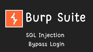 สอนใช้งาน Burp Suite SQL Injection  Bypass Login [upl. by Burr348]