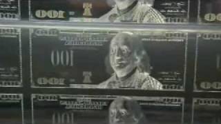 100 Dollar Bill Production Process Bureau of Engraving and Printing Presses use StrongArm [upl. by Akenaj]