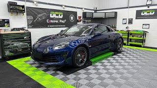 NEW Alpine A110 GT Receiving our Full front end PPF  Track pack  10 year WAX IS DEAD coating [upl. by Esele]