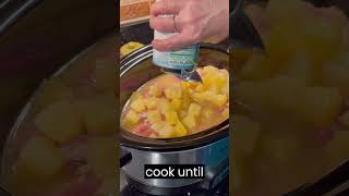 AMAZING Slow Cooker Hawaiian Chicken Thighs recipeshorts [upl. by Eibba]