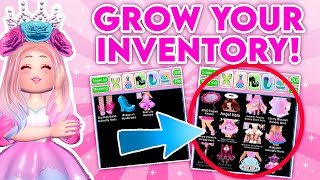 How To GROW Your Royale High Inventory amp Get Your Dream Items 💖 Royale High Trading and Farming [upl. by Rehc464]