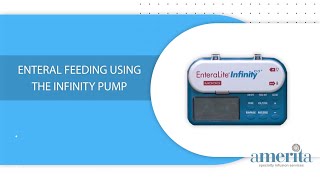 Enteral Feeding Via Infinity Pump [upl. by Ojybbob]