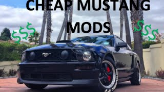 Cheap Mustang Mods [upl. by Anahsohs]