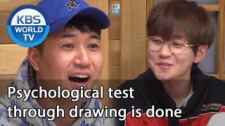 Psychological test through drawing is done 2 Days amp 1 Night Season 4  KBS WORLD TV 201108 [upl. by Ghiselin]