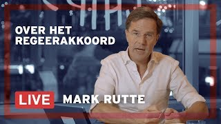 Mark Rutte beantwoordt LIVE vragen over het regeerakkoord [upl. by Aloibaf]