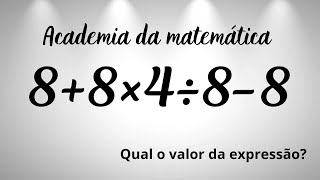 🔥 MATEMÁTICA BÁSICA  Qual o valor da expressão [upl. by Henriques]