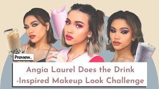 Angia Laurel Does Three Makeup Looks Inspired by Drinks  Preview Challenge  PREVIEW [upl. by Lilly]