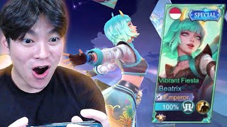 Review Skin Special Beatrix Skin Tercantik Beatrix  Mobile Legends [upl. by Kylila396]