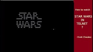 Watch STAR WARS in ASCII with Command Lines using TELNET [upl. by Yllime]