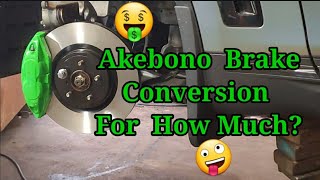 Infiniti FXQX Akebono Brake Conversion Done Right For how much [upl. by Ideih]