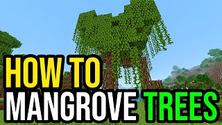 How To Grow amp Use Mangrove Trees In Minecraft [upl. by Ahsir]