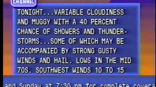 Weather Channel 430pm 07091990 [upl. by West]