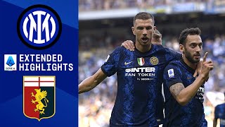 Inter Milan vs Genoa Extended Highlights  Serie A  CBS Sports Golazo [upl. by Retxab]