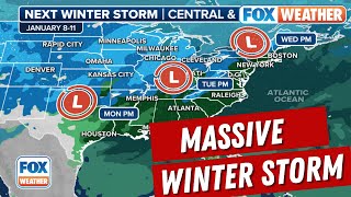 Massive Winter Storm Threatens Midwest On Heels Of Weekend Noreaster [upl. by Ocnarf]