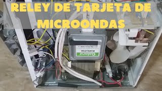 Microondas no calienta relay de tarjeta [upl. by Deena349]