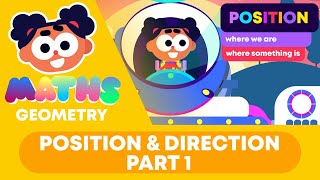 Position and Direction Part1  Geometry  Y1 Maths  FuseSchool Kids [upl. by Portwin]