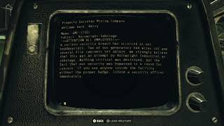 Reception Terminal Garrahan Mining Headquarters  Fallout 76 Terminal [upl. by Aneerbas682]