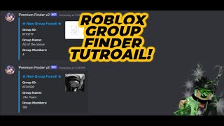 ROBLOX GROUP FINDER TUTORIAL 2023 NO DOWNLOADS [upl. by Eatnuhs733]