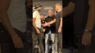 😳🤝 JON JONES REFUSES TO SHAKE STIPE MIOCIC’S HAND AT UFC 309 PRESS CONFERENCE [upl. by Nima]