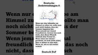 Deutsche Redewendungen 9 [upl. by Omsoc401]