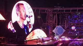 The Astronaut  Jin  Coldplay Buenos Aires 2022 [upl. by Aciretahs]