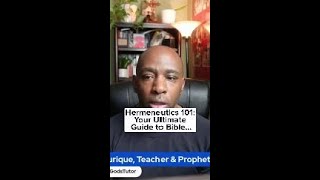 Ultimate Guide to Hermeneutics and Bible Study [upl. by Manny726]