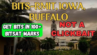 All about BITS RMIT  IOWA and BUFFALO University  Know every aspect of it by BITSRMIT Student [upl. by Annad858]