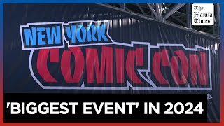 New York Comic Con 24 kicks off [upl. by Yllime705]