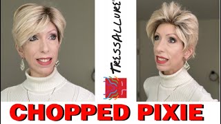 Chic Voluminous Short Hair  TRESSALLURE CHOPPED PIXIE WIG REVIEW [upl. by Tu]