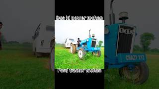 Bus power😳 experiment tractor tochan new song viral short subscribe [upl. by Murat]