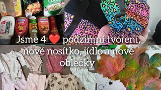 VLOG  jsme 4 ❤️ tvoření nové nosítko mamabox oblečky povídání [upl. by Moureaux]