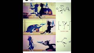 Substitution reaction SN2 mechanism shorts chemistry fun [upl. by Par316]