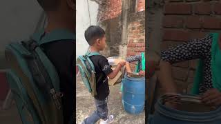 krishna aaj school nhi gya💥💥💥shorts viralvideos youtubeshorts [upl. by Lynnea]