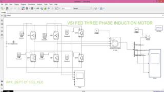 matlab voltage source inverter fed induction motor [upl. by Ariahs]