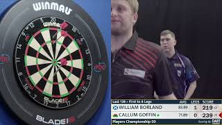 William Borland vs Callum Goffin  Players Championships 3 2024  PDC Darts First Round Full Match [upl. by Reid]