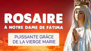 🙏 ROSAIRE à NOTRE DAME de FATIMA 🙏 Puissant en Grâces de la Vierge Marie [upl. by Ynoyrb153]