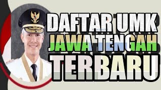 DAFTAR UMK JATENG TERBARU TAHUN 2019  BISA BUAT MODAL NIKAH [upl. by Wildon789]