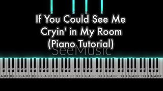 If You Could See Me Cryin In My Room  Arash Buana amp Raissa Anggiani  Piano Tutorial [upl. by Ajdan]