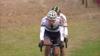 Van der Poel wint spannende strijd in Soudal Scheldecross DVV Verzekeringen Trofee [upl. by Anitselec]