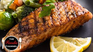 Lemon Butter Salmon Recipe  Pan Seared Salmon Recipe  Lemon Butter Sauce  Date Night Recipes [upl. by Nomed257]