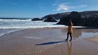 Durness beach Scotland UK Part 2 31 March 2014 [upl. by Josepha577]