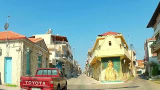 Driving in Greece from Messolonghi to Aitoliko [upl. by Delamare148]