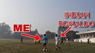 Indian RONALDO challenged ME for a Football Match and then this happened  HINDI [upl. by Noryt262]