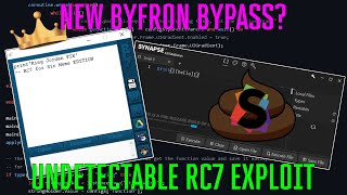 NEW BYFRON BYPASS RC7 EXPLOIT [upl. by Goeselt]